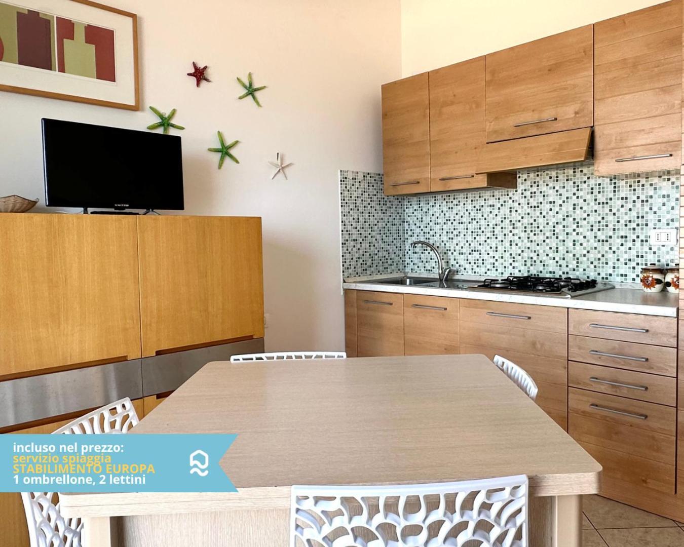 Rs321 - Marcelli, Trilocale Fronte Mare Con Spiaggia Inclusa מראה חיצוני תמונה
